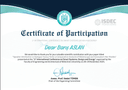 International Conference on Smart Systems, Design and Energy (ISDEC 2025) - Certificate of Participation